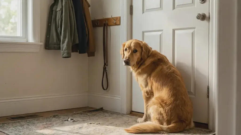 Hvorfor gør din hund altid, når du forlader hjemmet? Den adfærdsmæssige forklaring